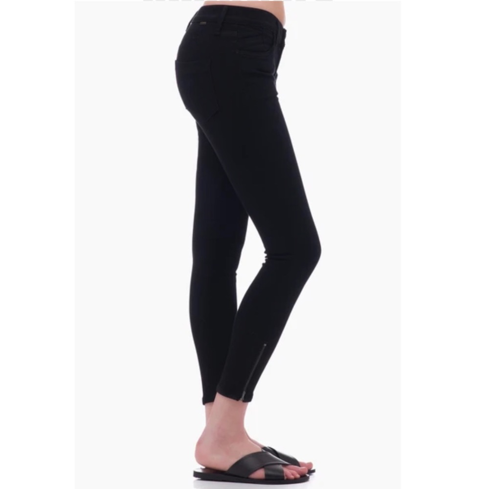 Goldsign Marcie Crop Skinny Ankle Zipper Jeans - Picture 3 of 16